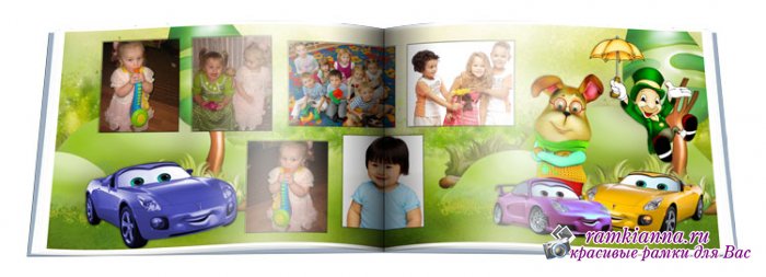 Шаблон фотокниги для детского сада – Мир сказки и мечты