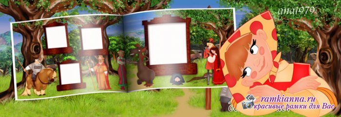 Фотопланшет для детского сада с героями полнометражного мультипликационного фильма – Три богатыря