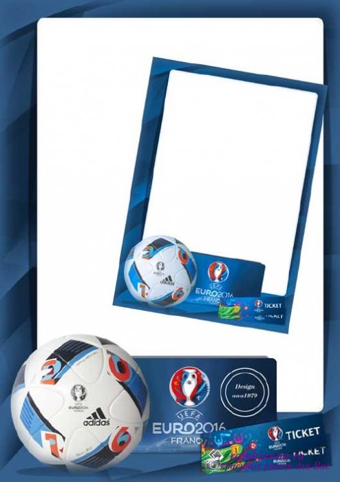 Рамка для любителей футбола – Евро 2016